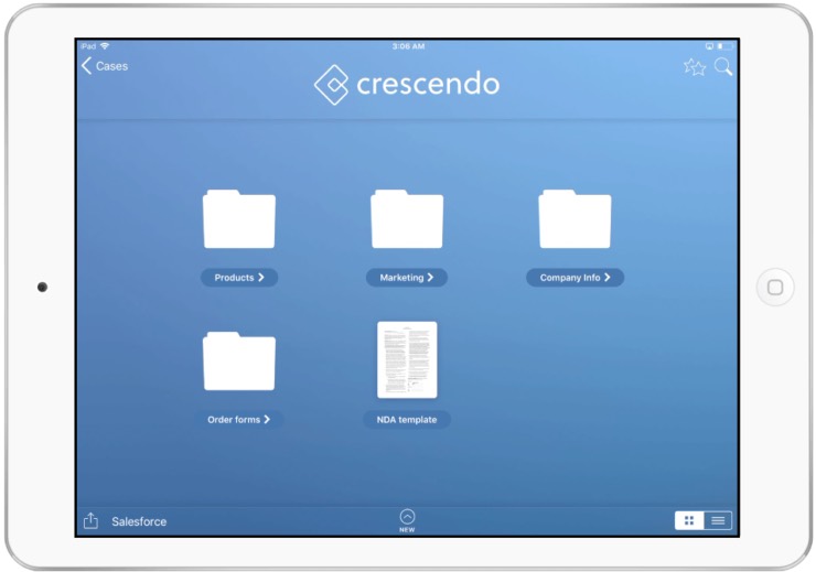Crescendo with sorted files and folders